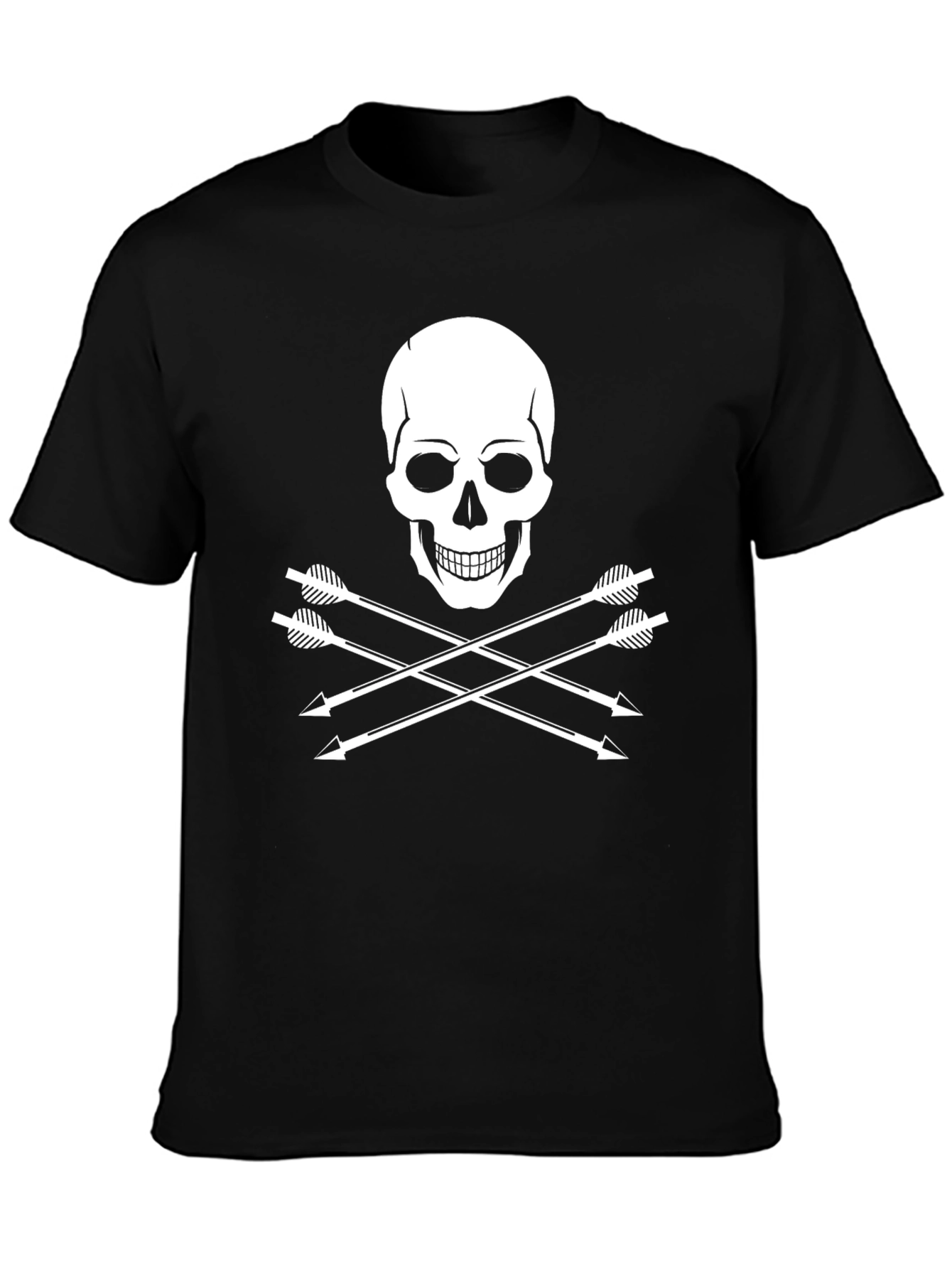 Skull & Arrow T-Shirt - Black Graphic Tee