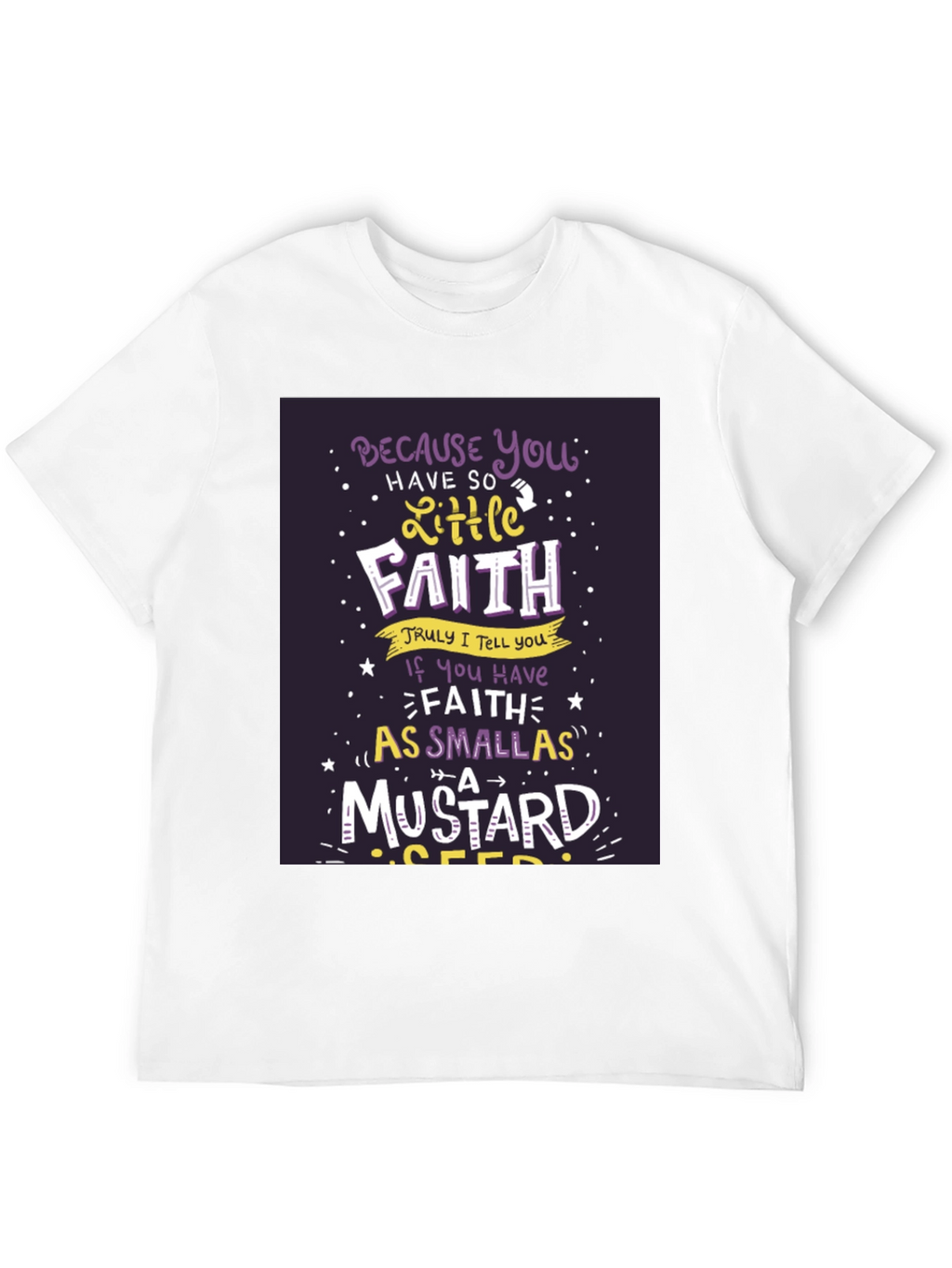 Faith T-Shirt - Christian Apparel Mustard Seed Design