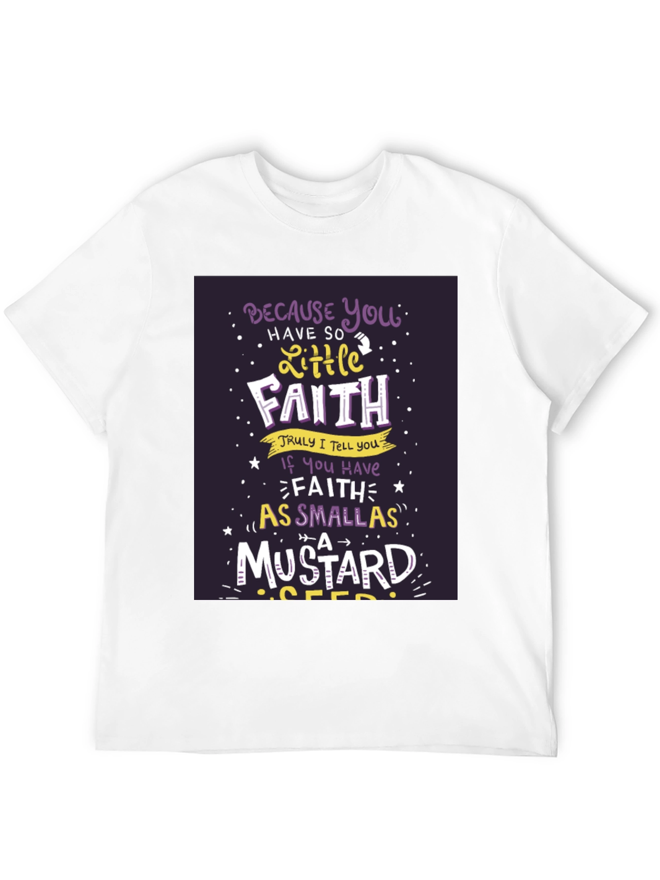 Faith T-Shirt - Christian Apparel Mustard Seed Design
