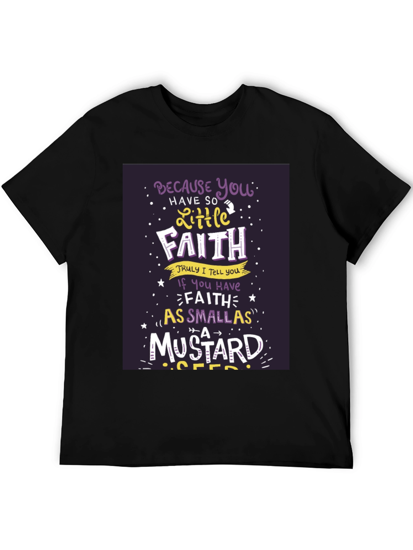 Faith T-Shirt - Christian Apparel Mustard Seed Design