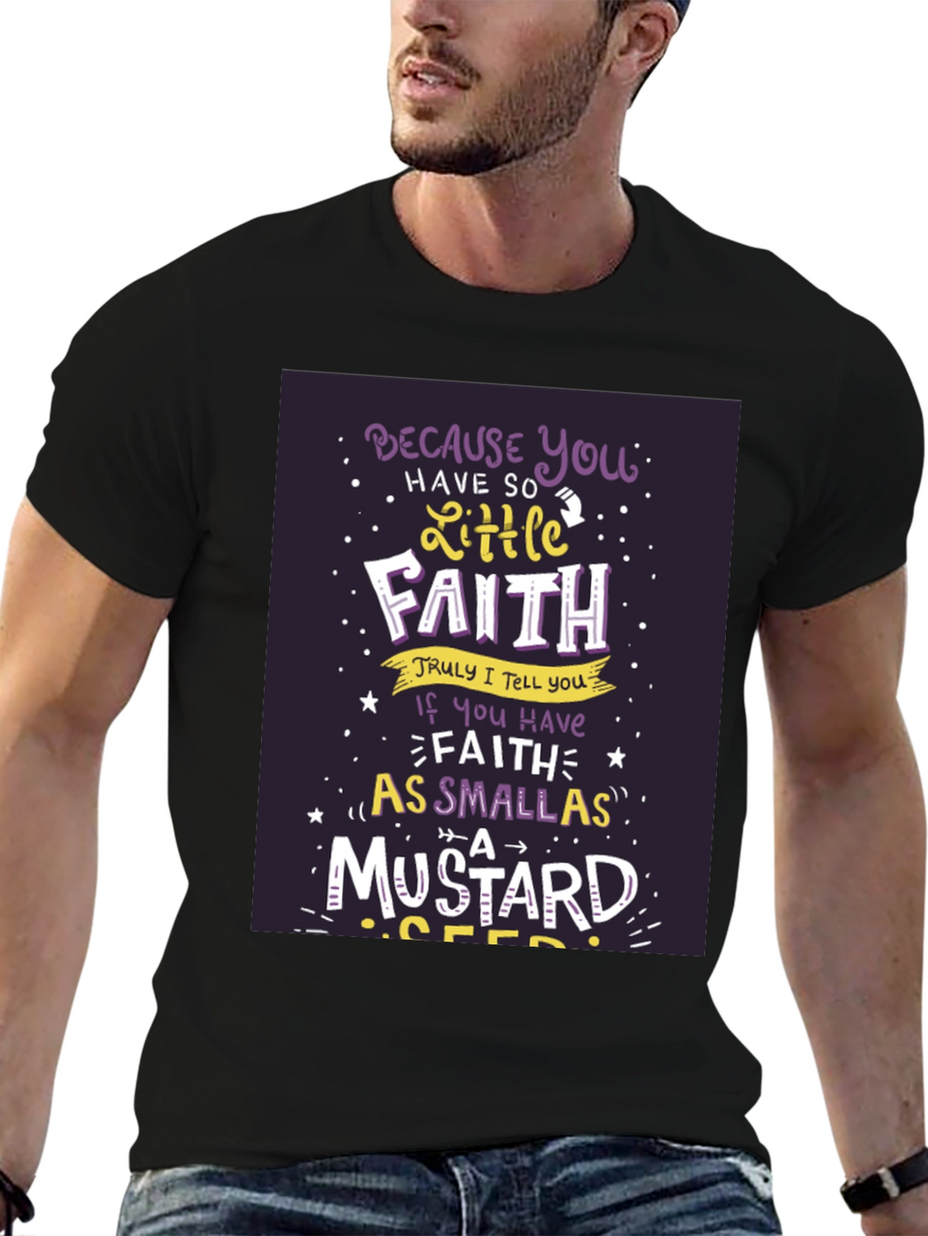 Faith T-Shirt - Christian Apparel Mustard Seed Design