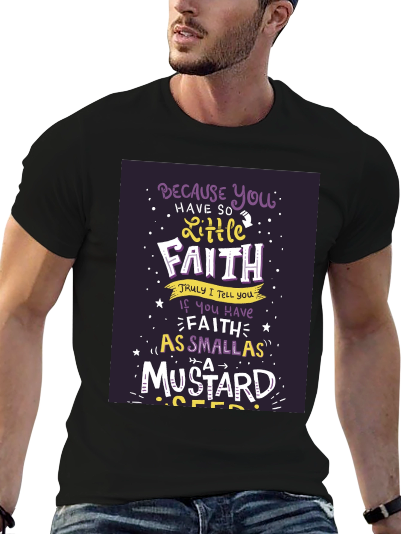 Faith T-Shirt - Christian Apparel Mustard Seed Design