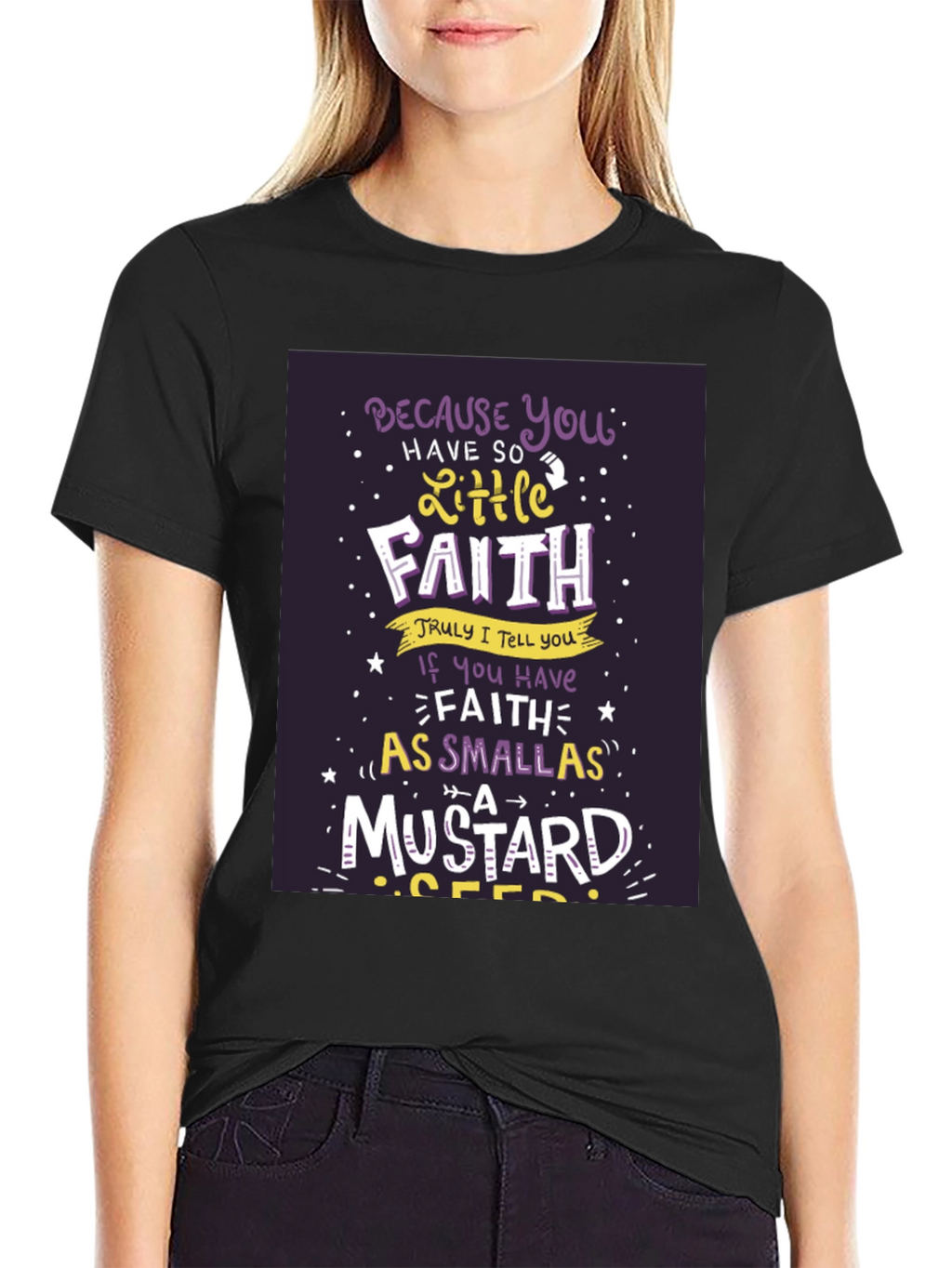 Faith T-Shirt - Christian Apparel Mustard Seed Design