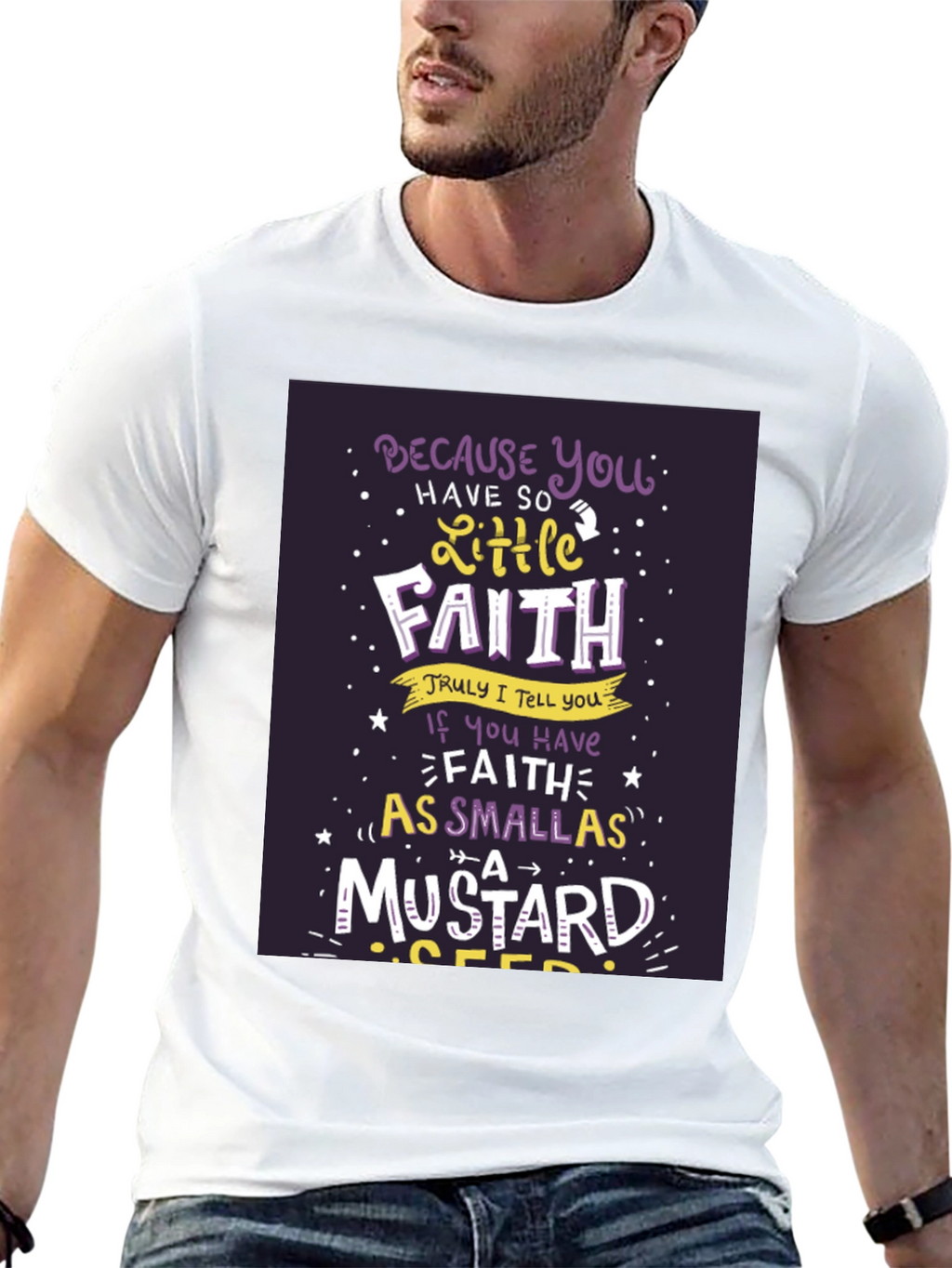 Faith T-Shirt - Christian Apparel Mustard Seed Design