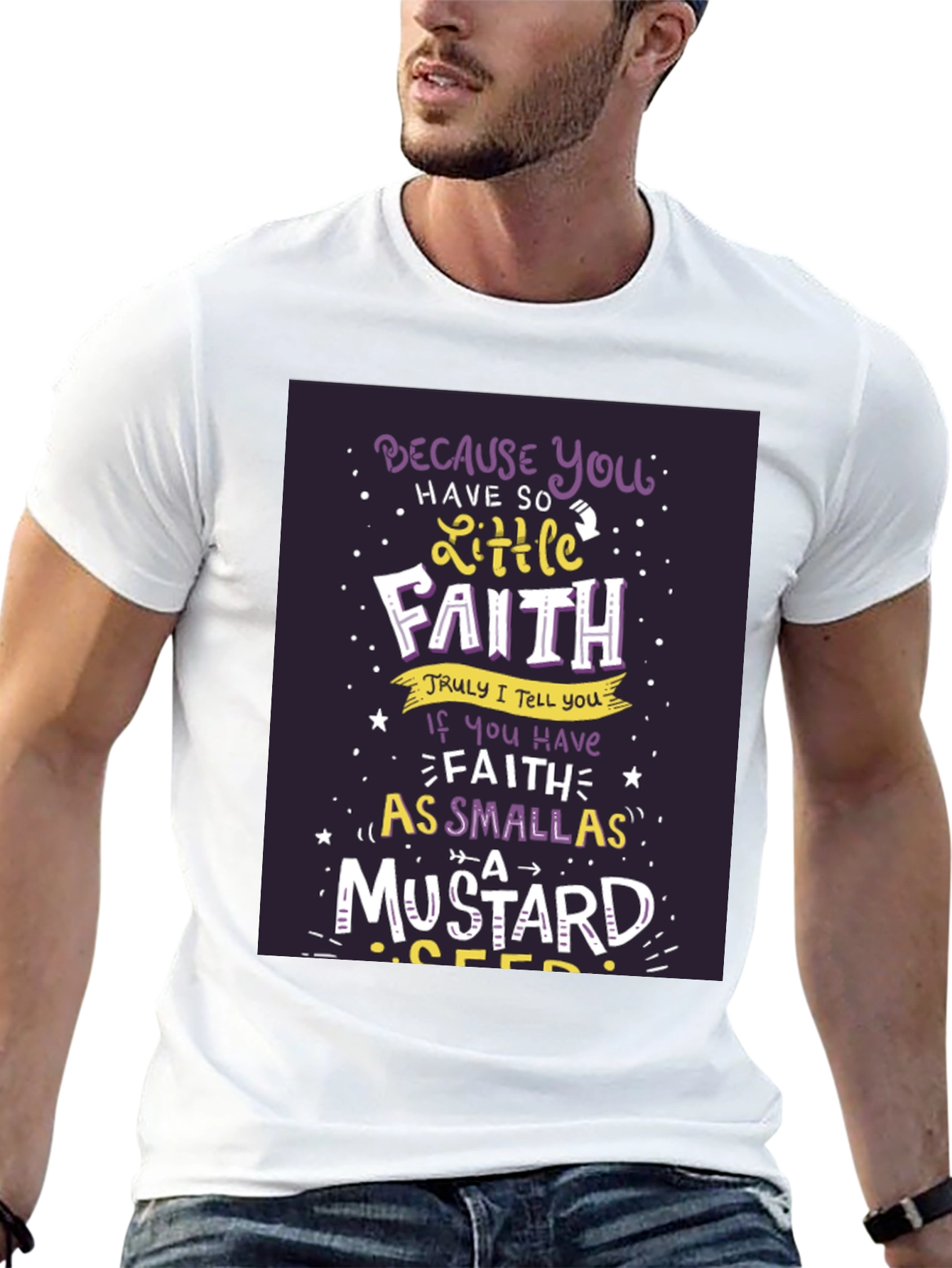 Faith T-Shirt - Christian Apparel Mustard Seed Design