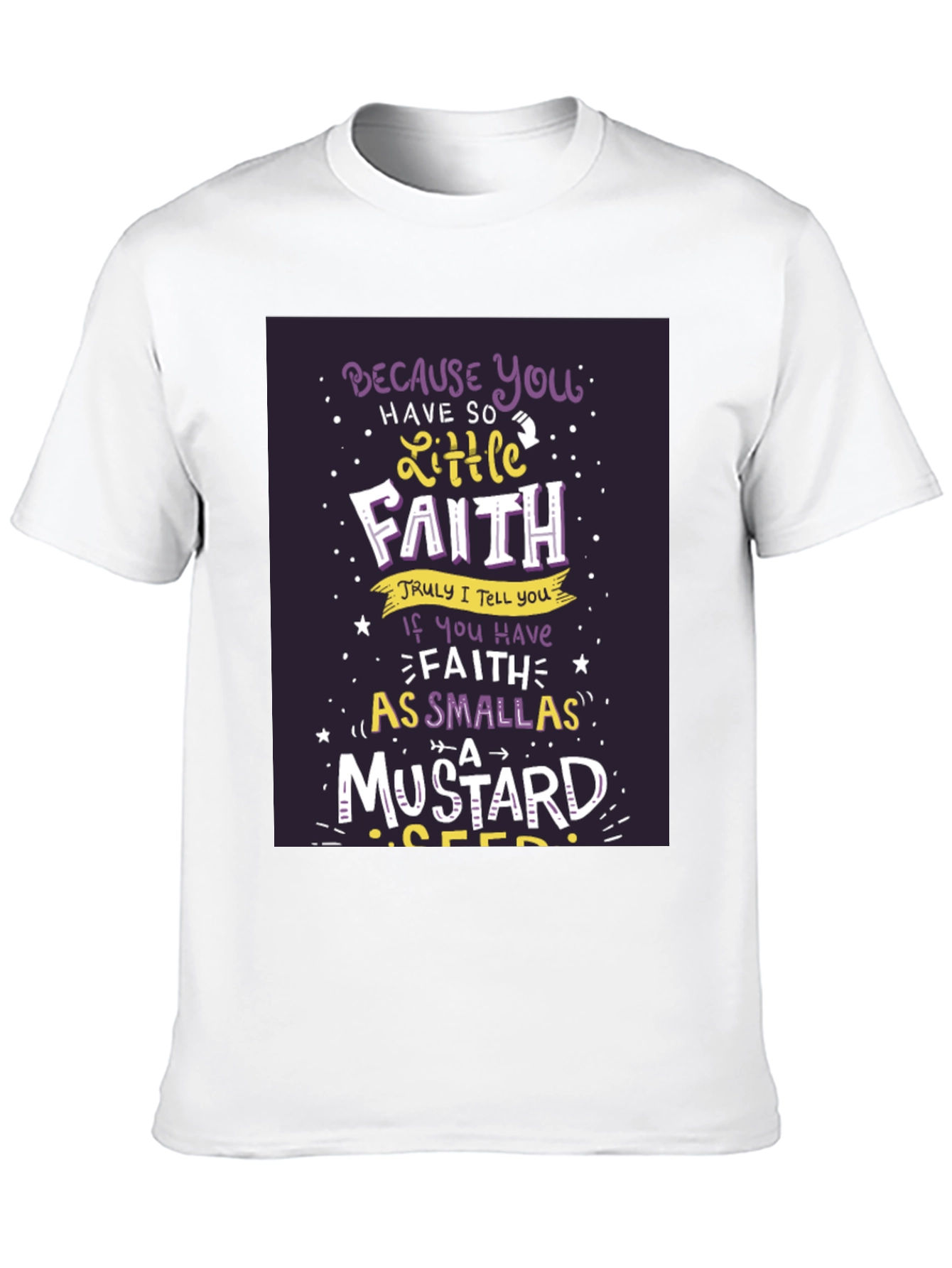 Faith T-Shirt - Christian Apparel Mustard Seed Design