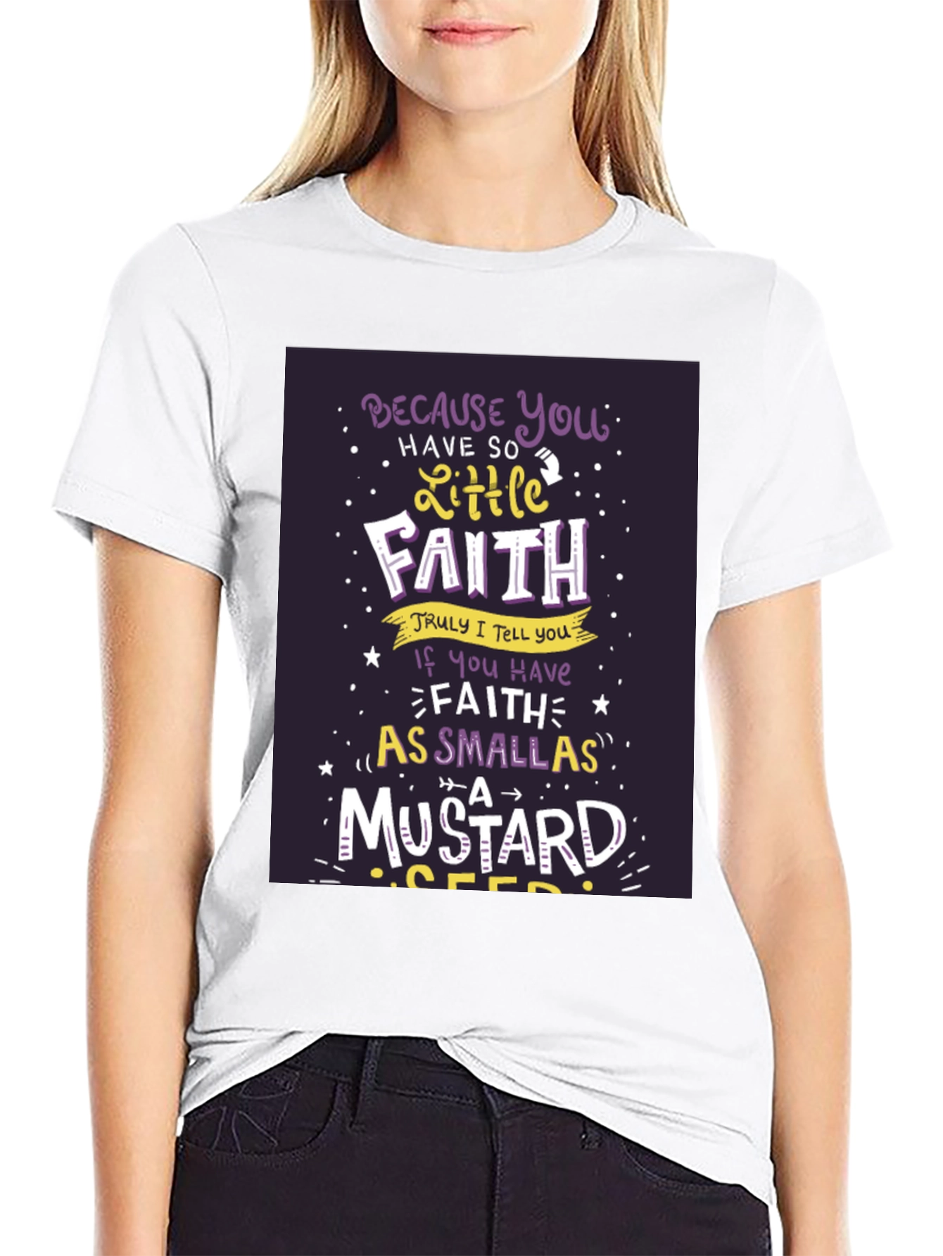 Faith T-Shirt - Christian Apparel Mustard Seed Design