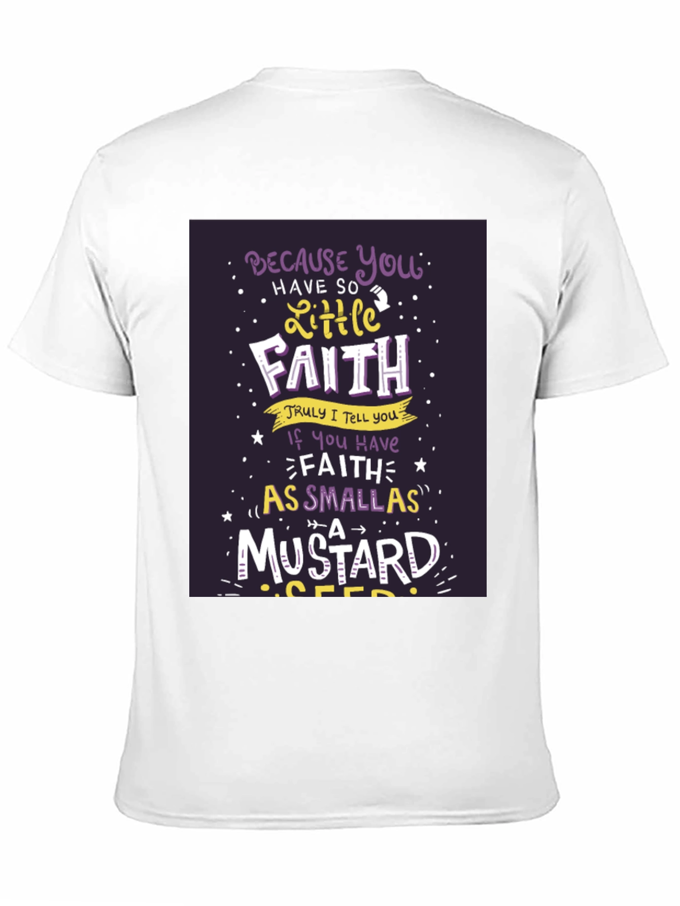 Faith T-Shirt - Christian Apparel Mustard Seed Design