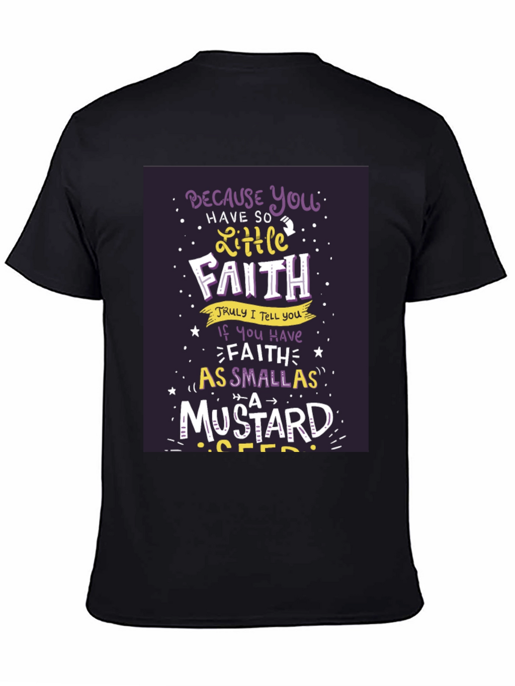 Faith T-Shirt - Christian Apparel Mustard Seed Design