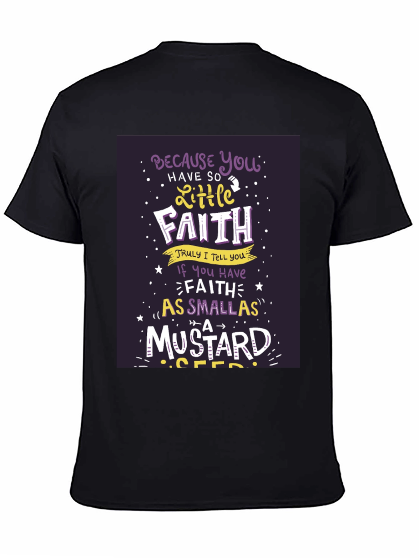 Faith T-Shirt - Christian Apparel Mustard Seed Design