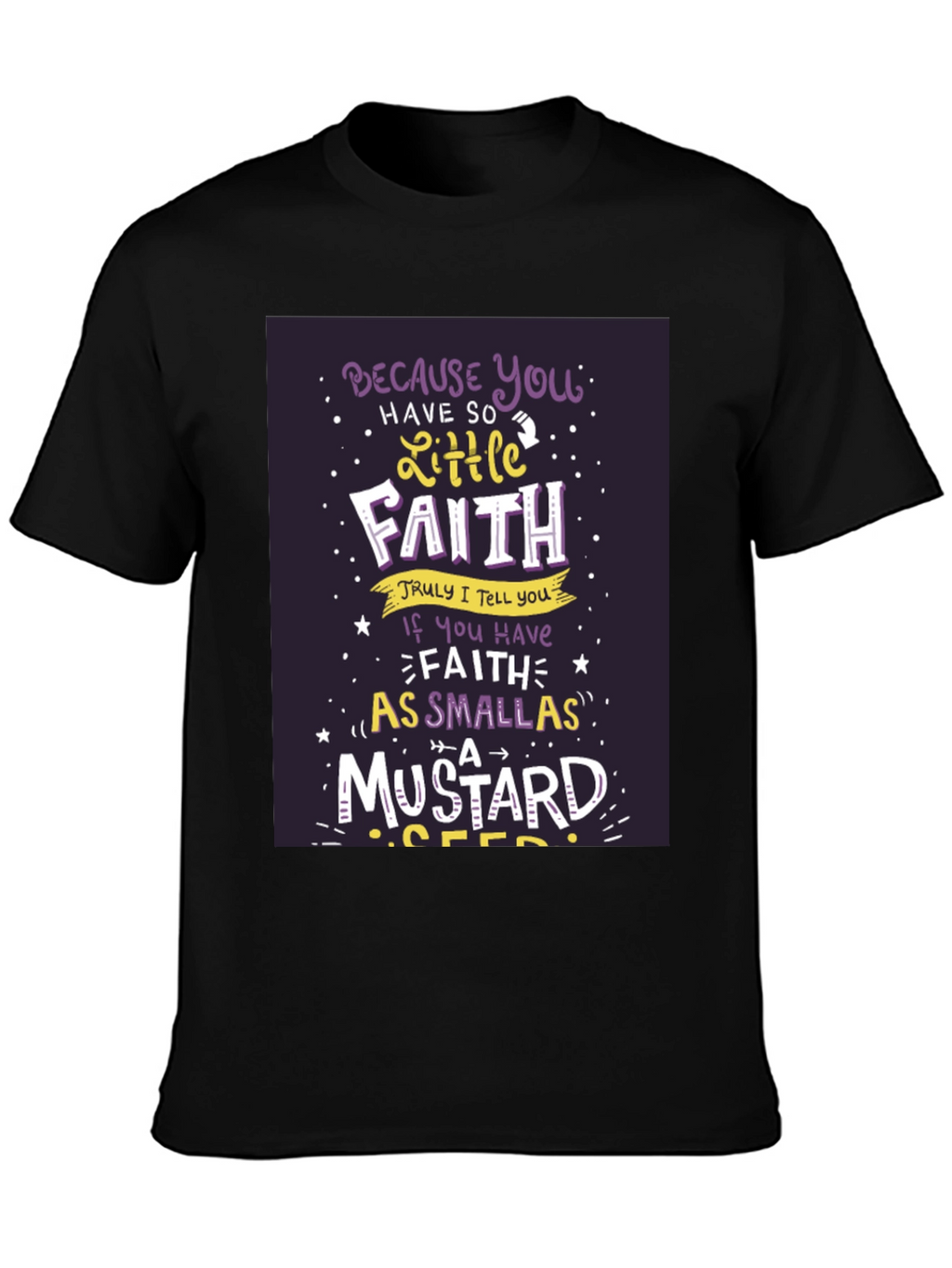 Faith T-Shirt - Christian Apparel Mustard Seed Design