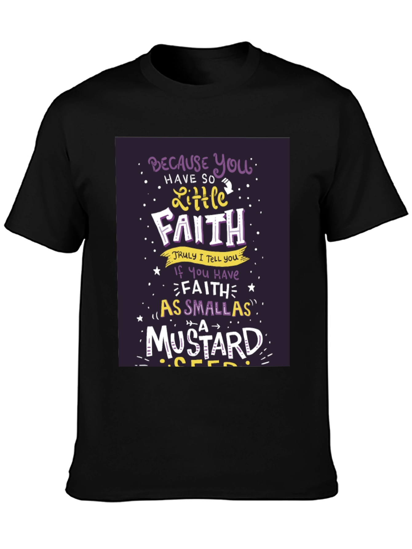 Faith T-Shirt - Christian Apparel Mustard Seed Design