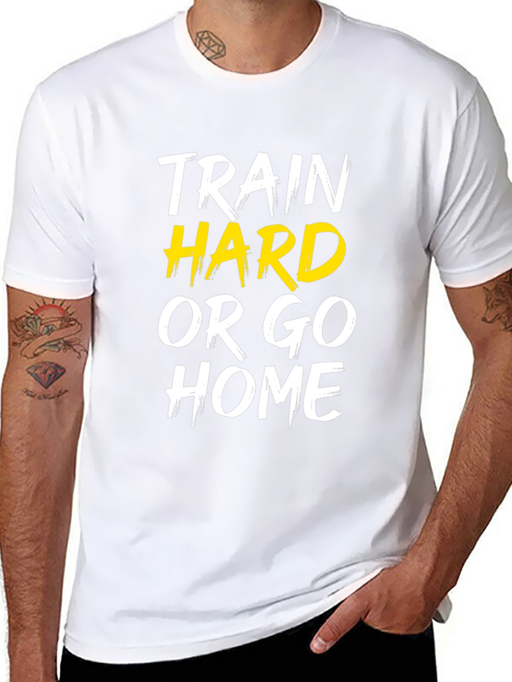 Train Hard or Go Home Graphic Tee