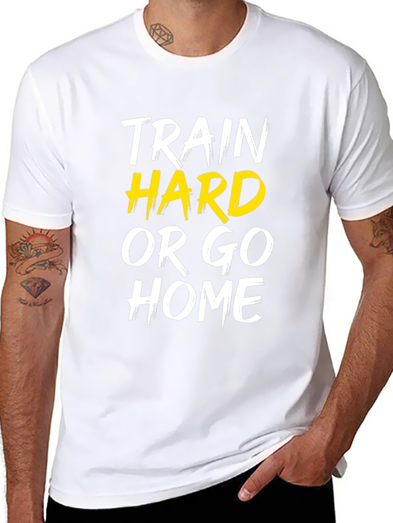 Train Hard or Go Home Graphic Tee