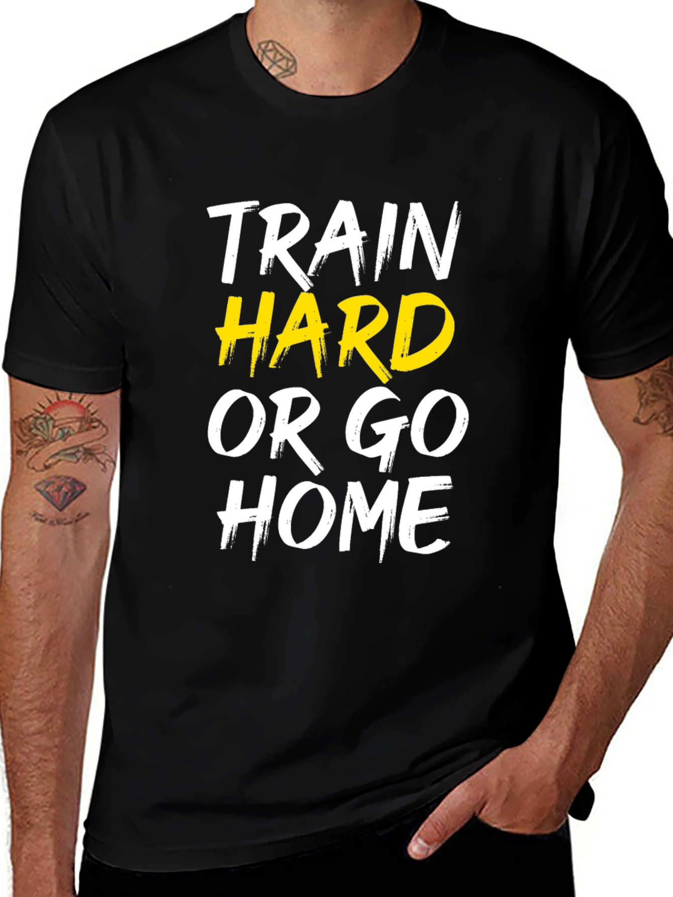 Train Hard or Go Home Graphic Tee