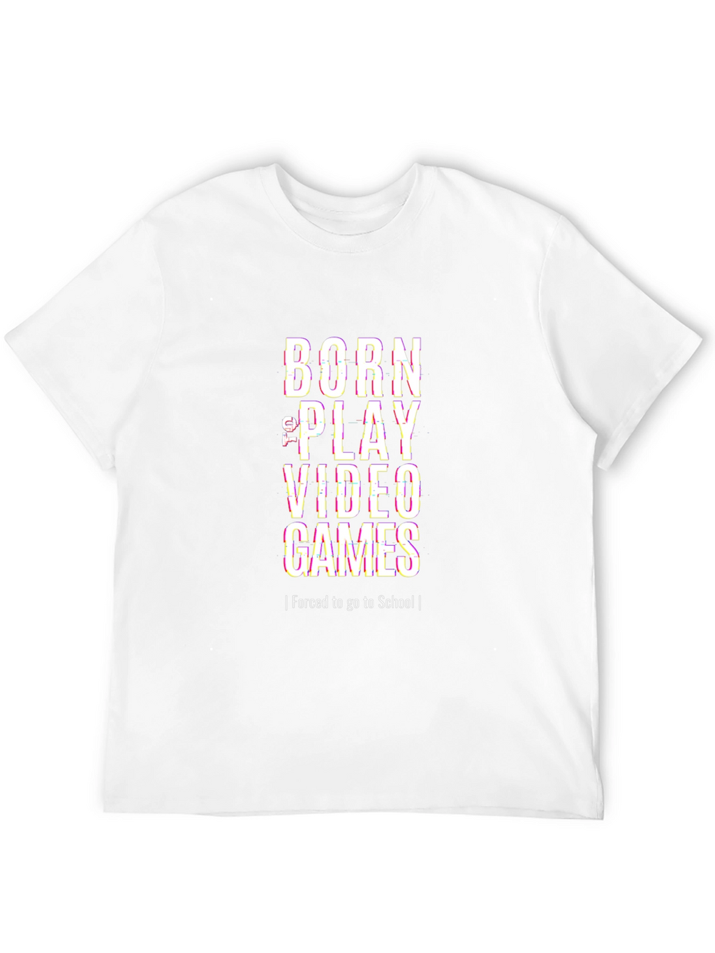 Born to Play Video Games Black T-Shirt