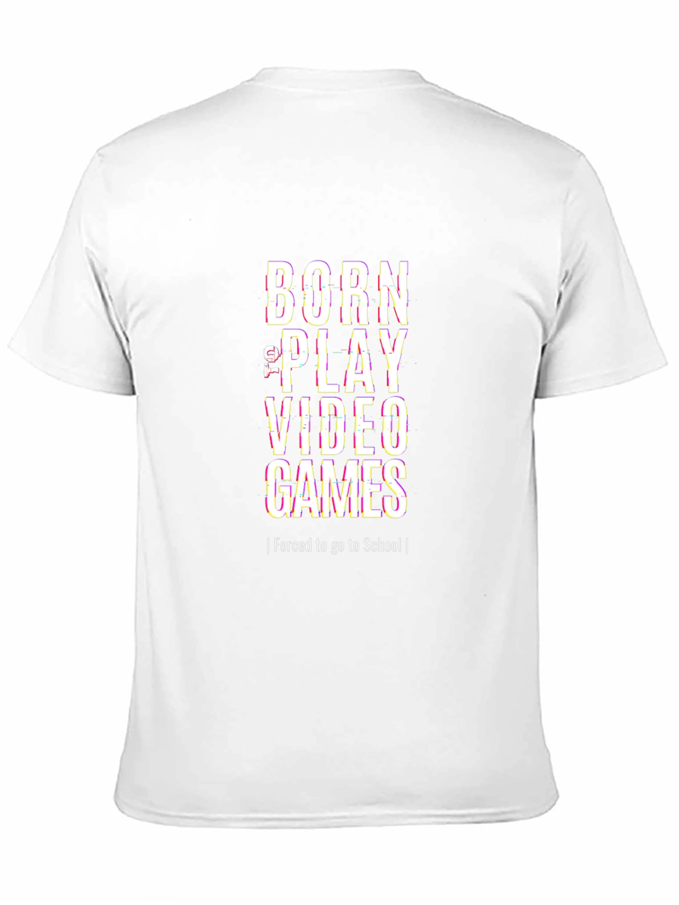 Born to Play Video Games Black T-Shirt