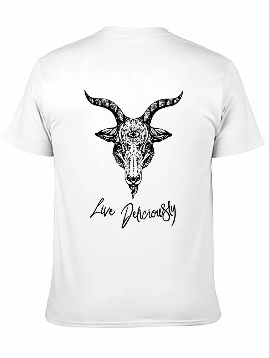 Occult Goat T-Shirt - Live Deliciously Tee
