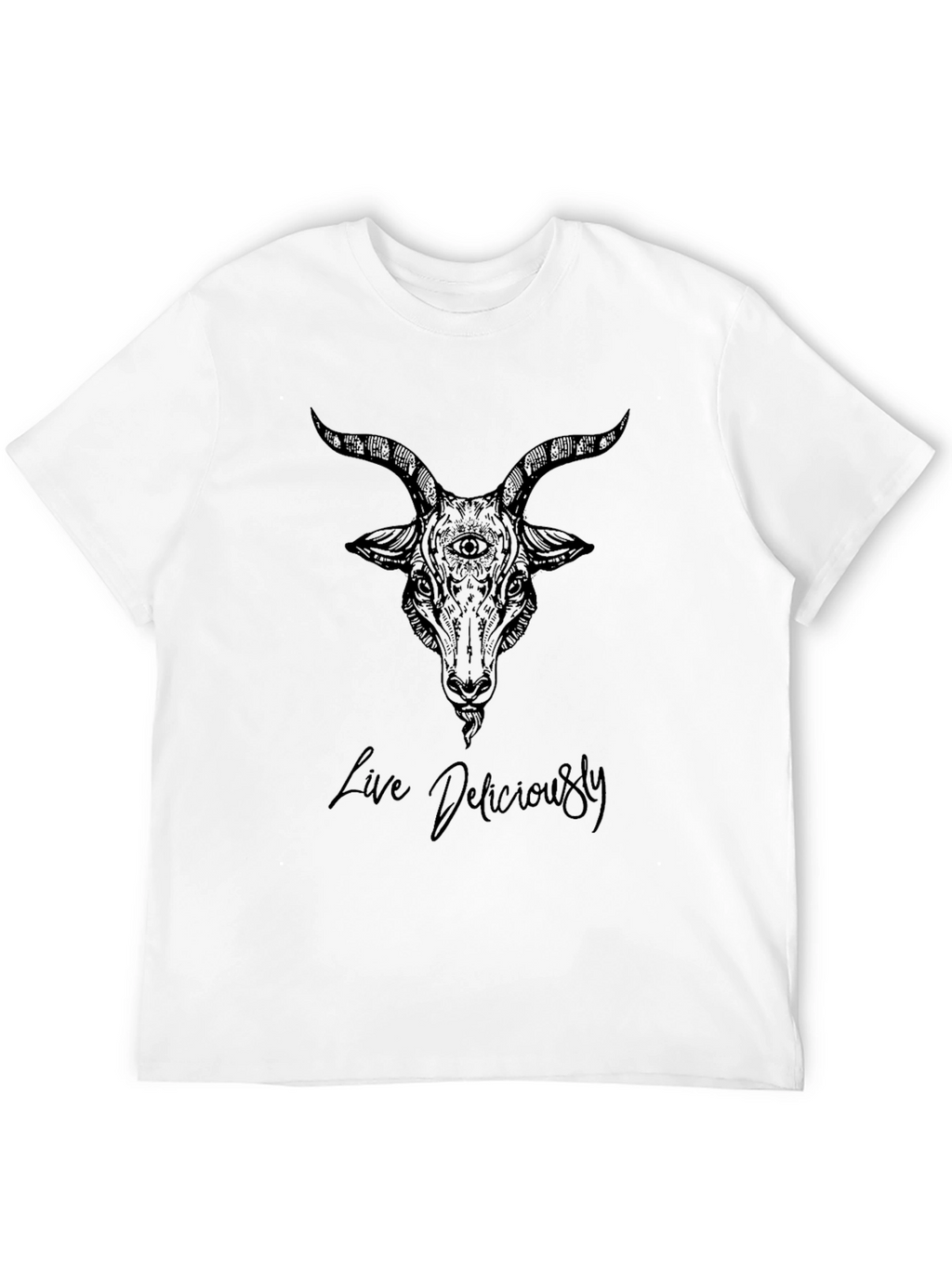 Occult Goat T-Shirt - Live Deliciously Tee