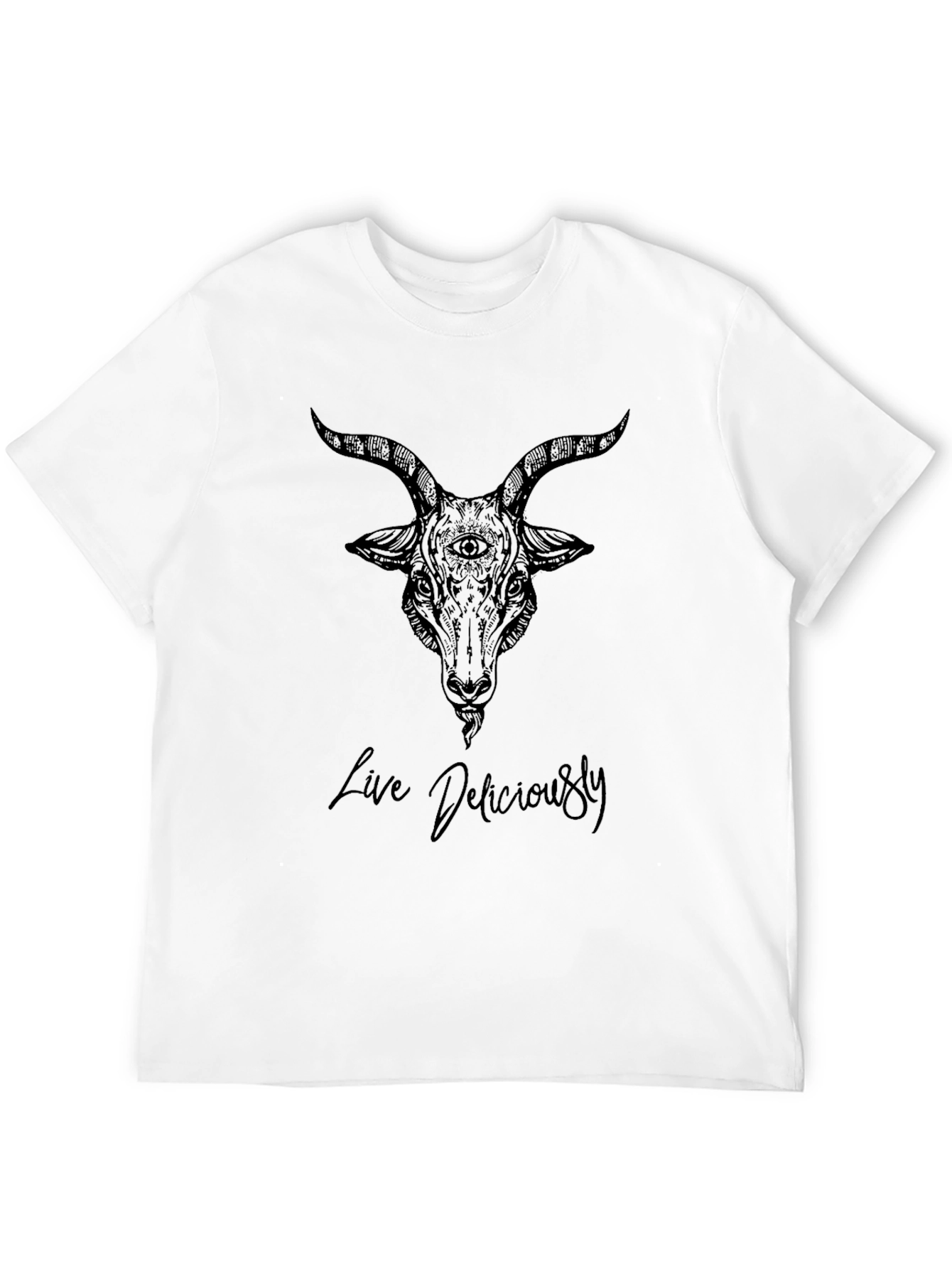 Occult Goat T-Shirt - Live Deliciously Tee