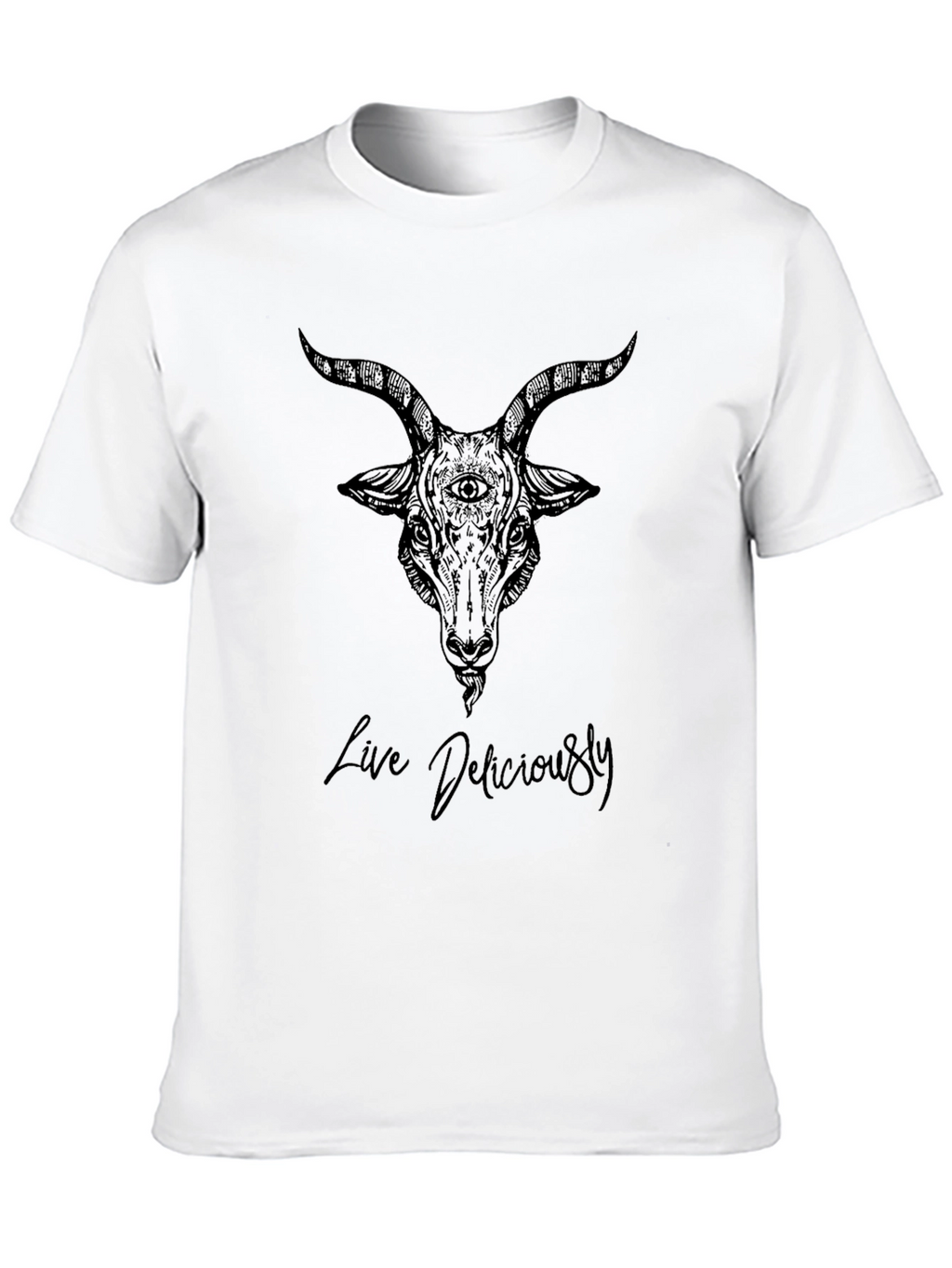 Occult Goat T-Shirt - Live Deliciously Tee