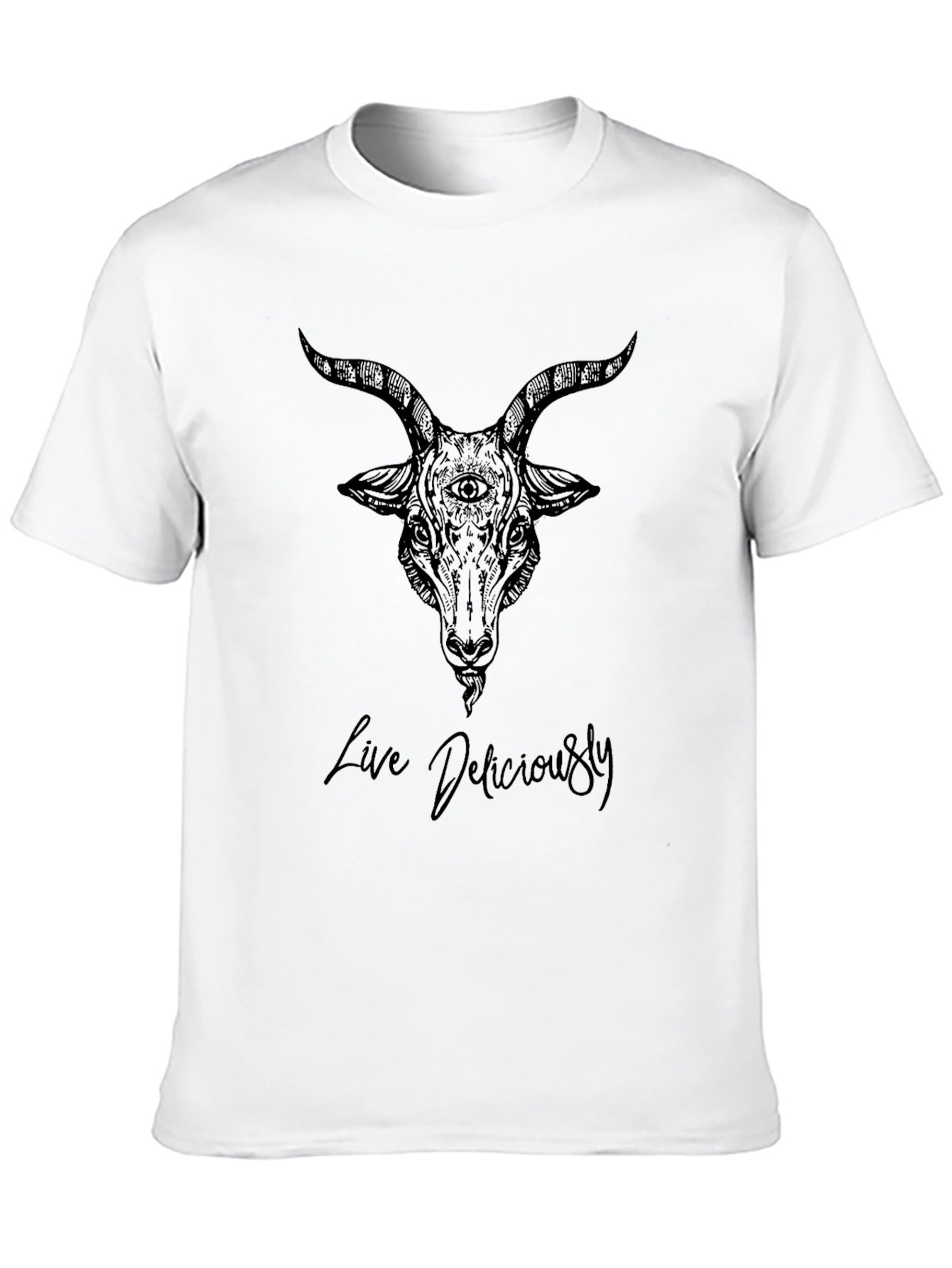 Occult Goat T-Shirt - Live Deliciously Tee