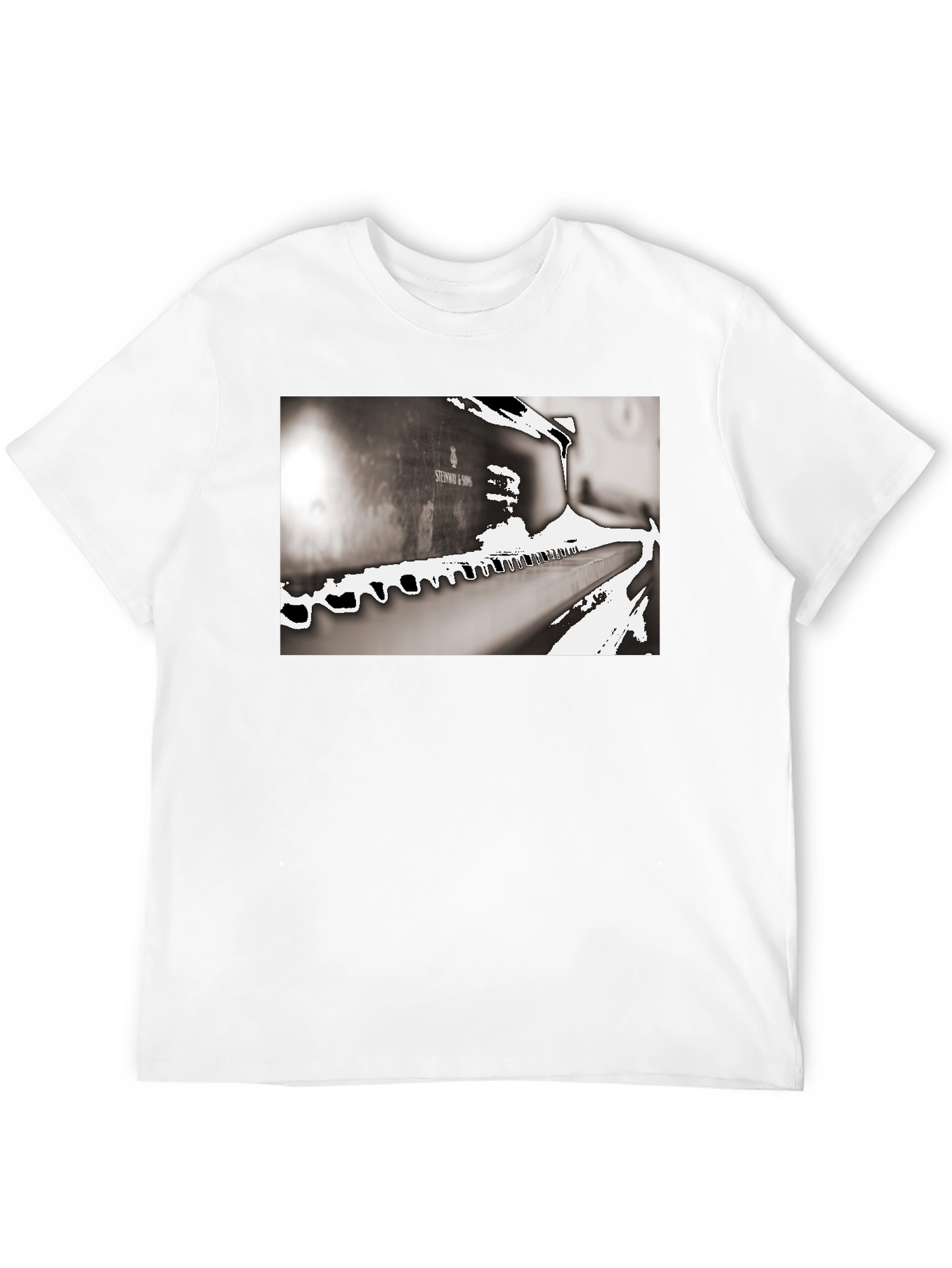 Piano Keys T-Shirt - Musical Design