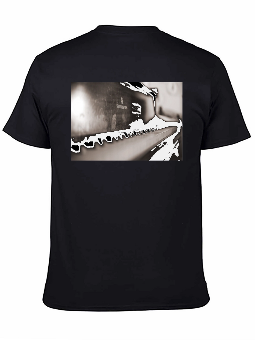 Piano Keys T-Shirt - Musical Design