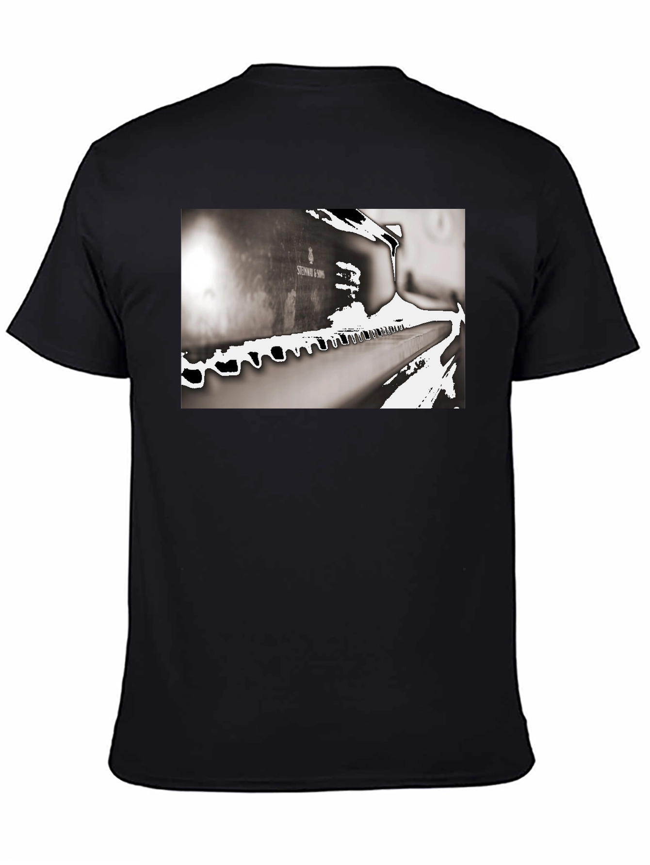 Piano Keys T-Shirt - Musical Design