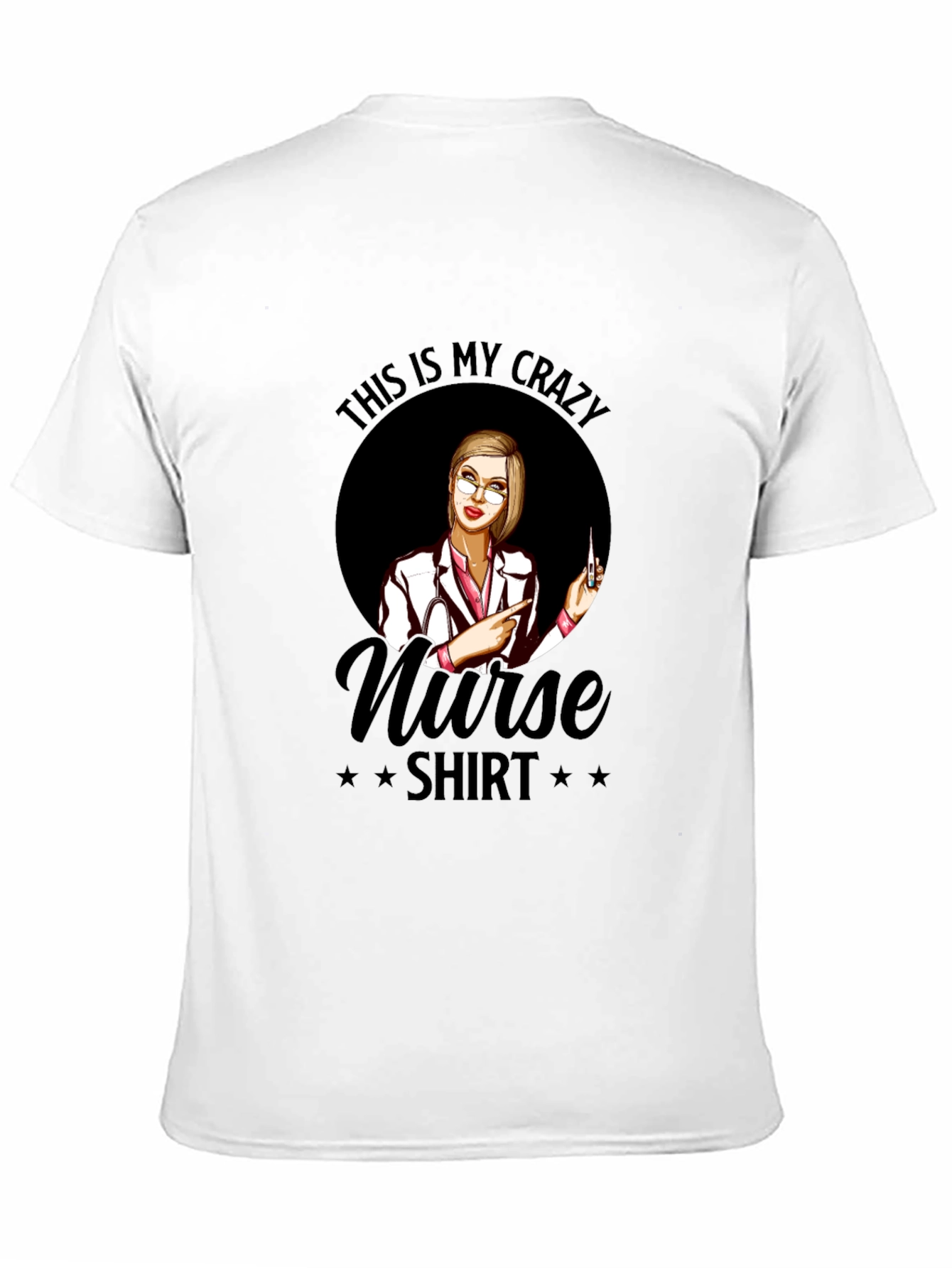 Crazy Nurse T-Shirt - Novelty Graphic Tee