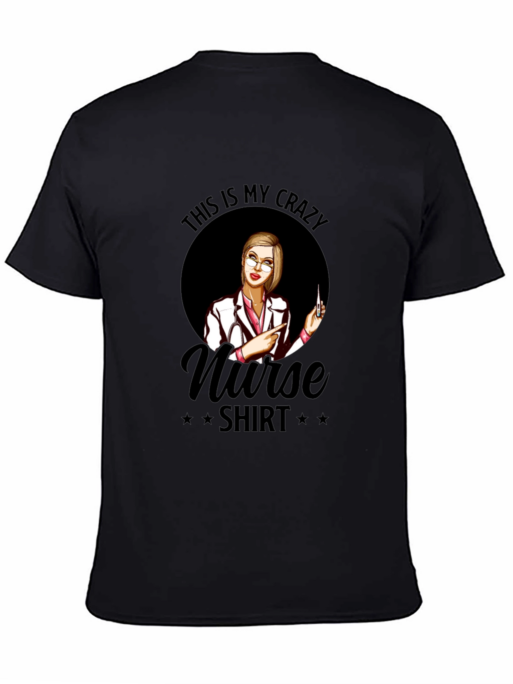 Crazy Nurse T-Shirt - Novelty Graphic Tee