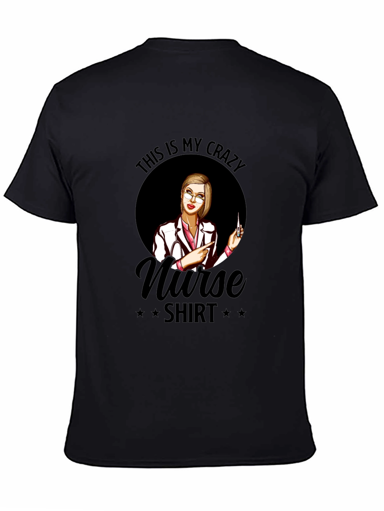 Crazy Nurse T-Shirt - Novelty Graphic Tee