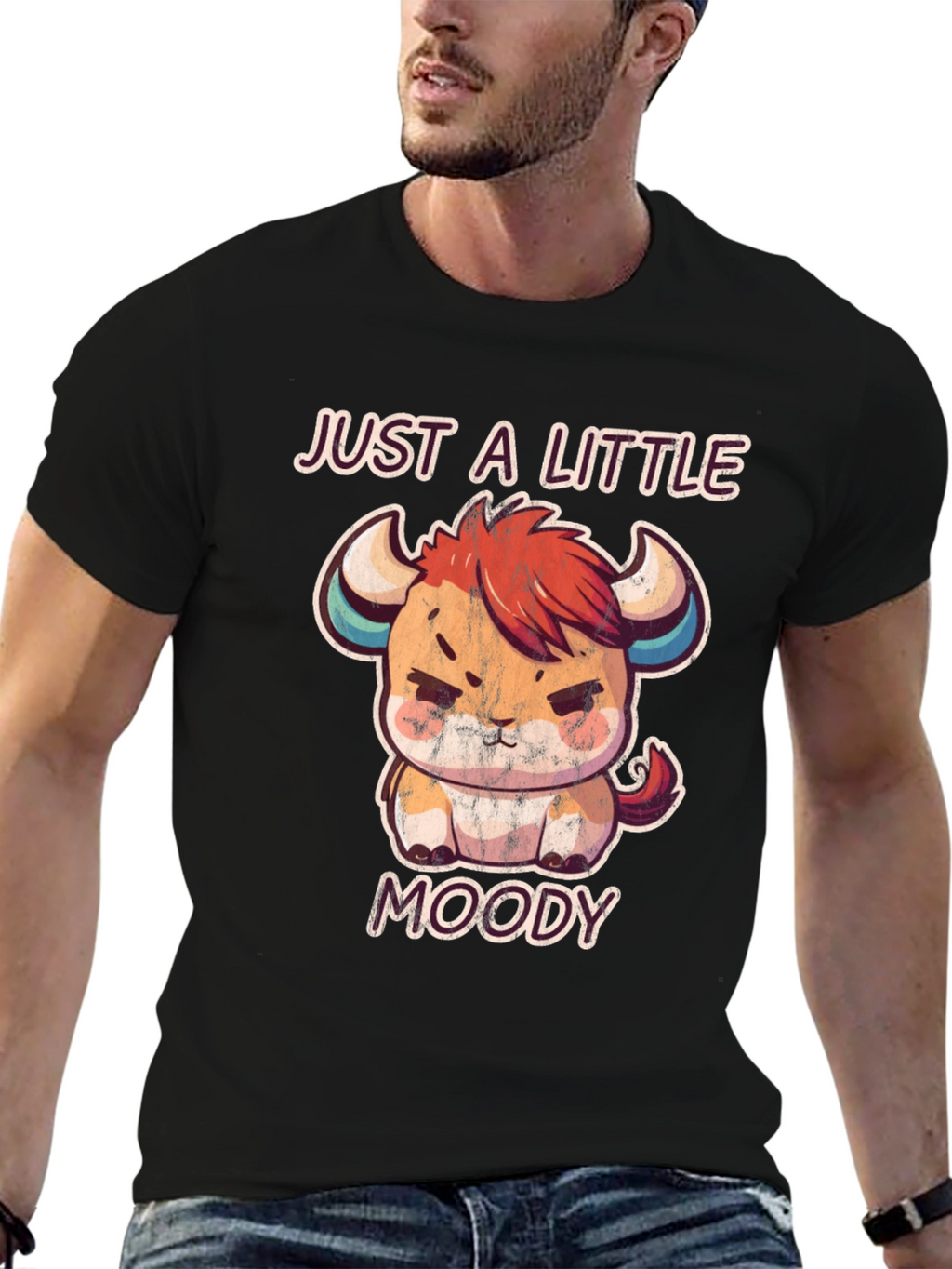 Just a Little Moody Graphic Tee