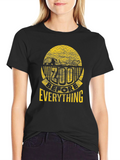 Zoo Before Everything Black Graphic Tee