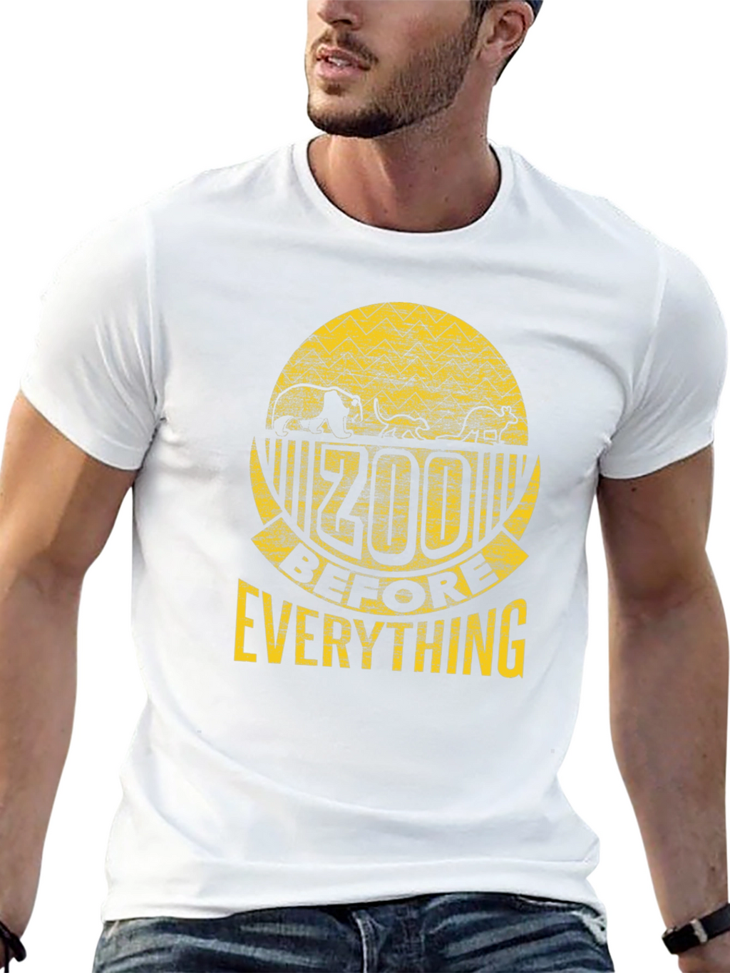 Zoo Before Everything Black Graphic Tee