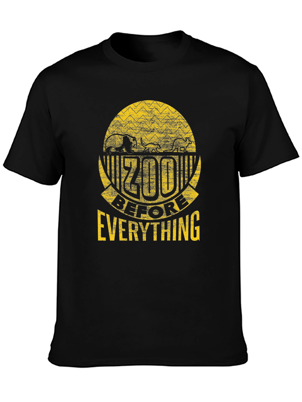 Zoo Before Everything Black Graphic Tee