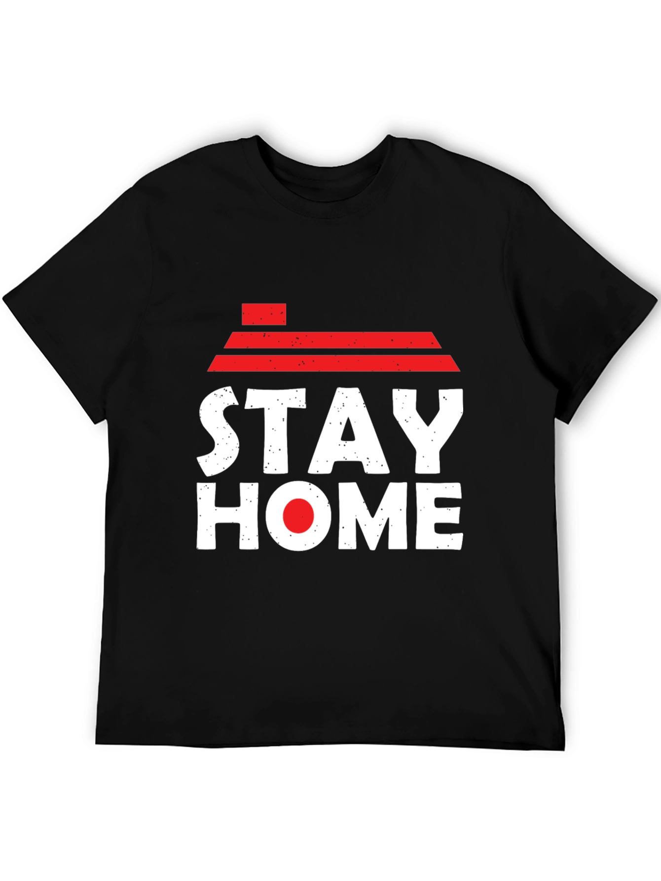 Stay Home Graphic Tee - Pandemic Awareness Shirt