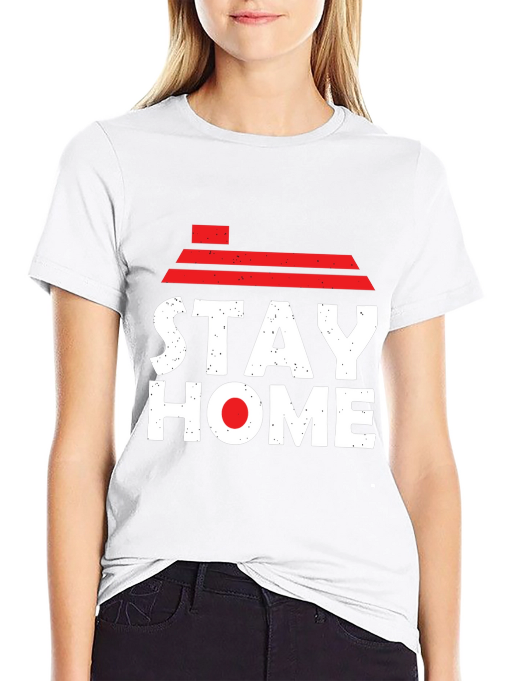 Stay Home Graphic Tee - Pandemic Awareness Shirt