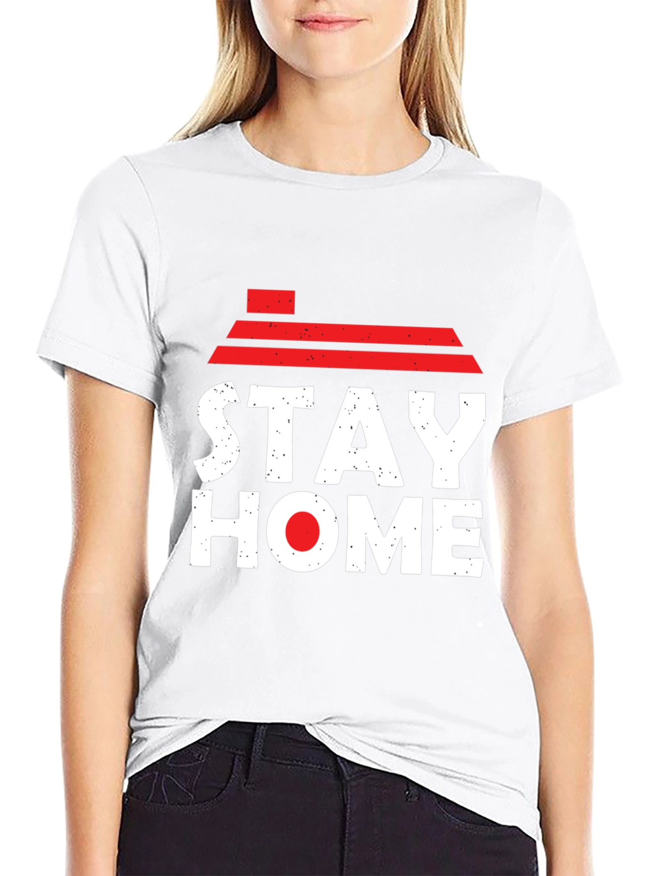 Stay Home Graphic Tee - Pandemic Awareness Shirt
