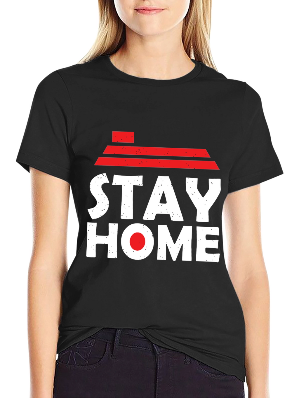 Stay Home Graphic Tee - Pandemic Awareness Shirt
