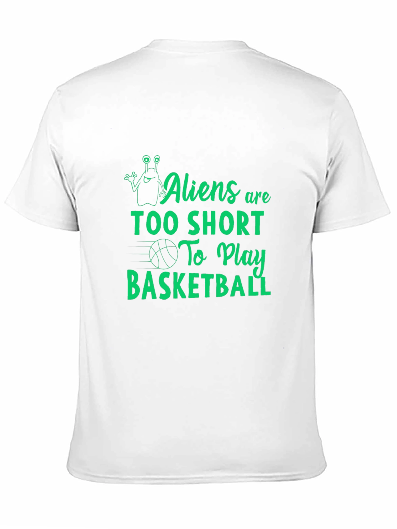 Aliens Too Short Basketball Graphic Tee