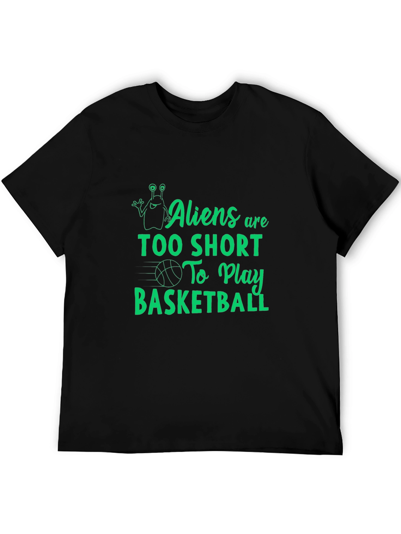 Aliens Too Short Basketball Graphic Tee