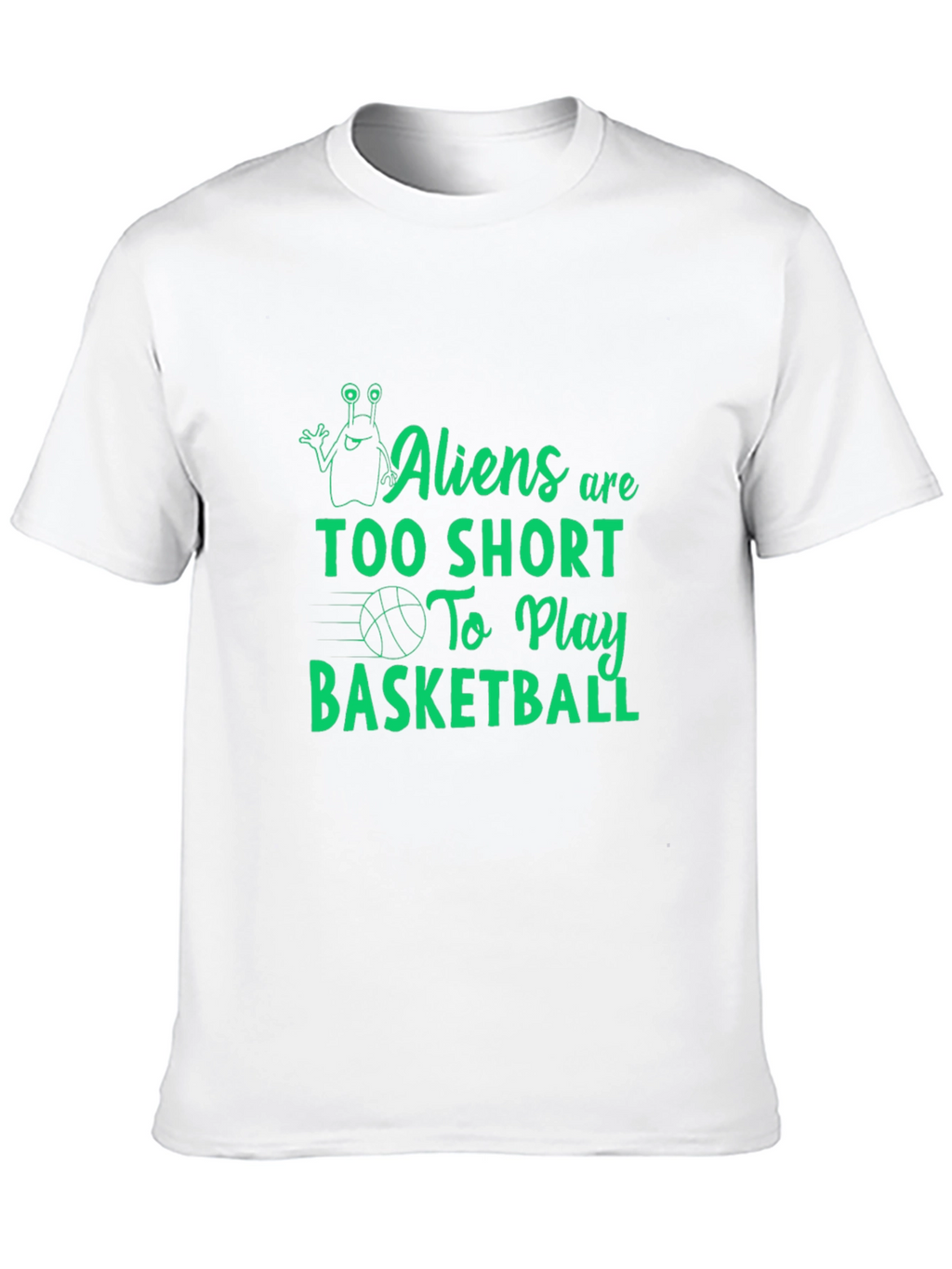 Aliens Too Short Basketball Graphic Tee