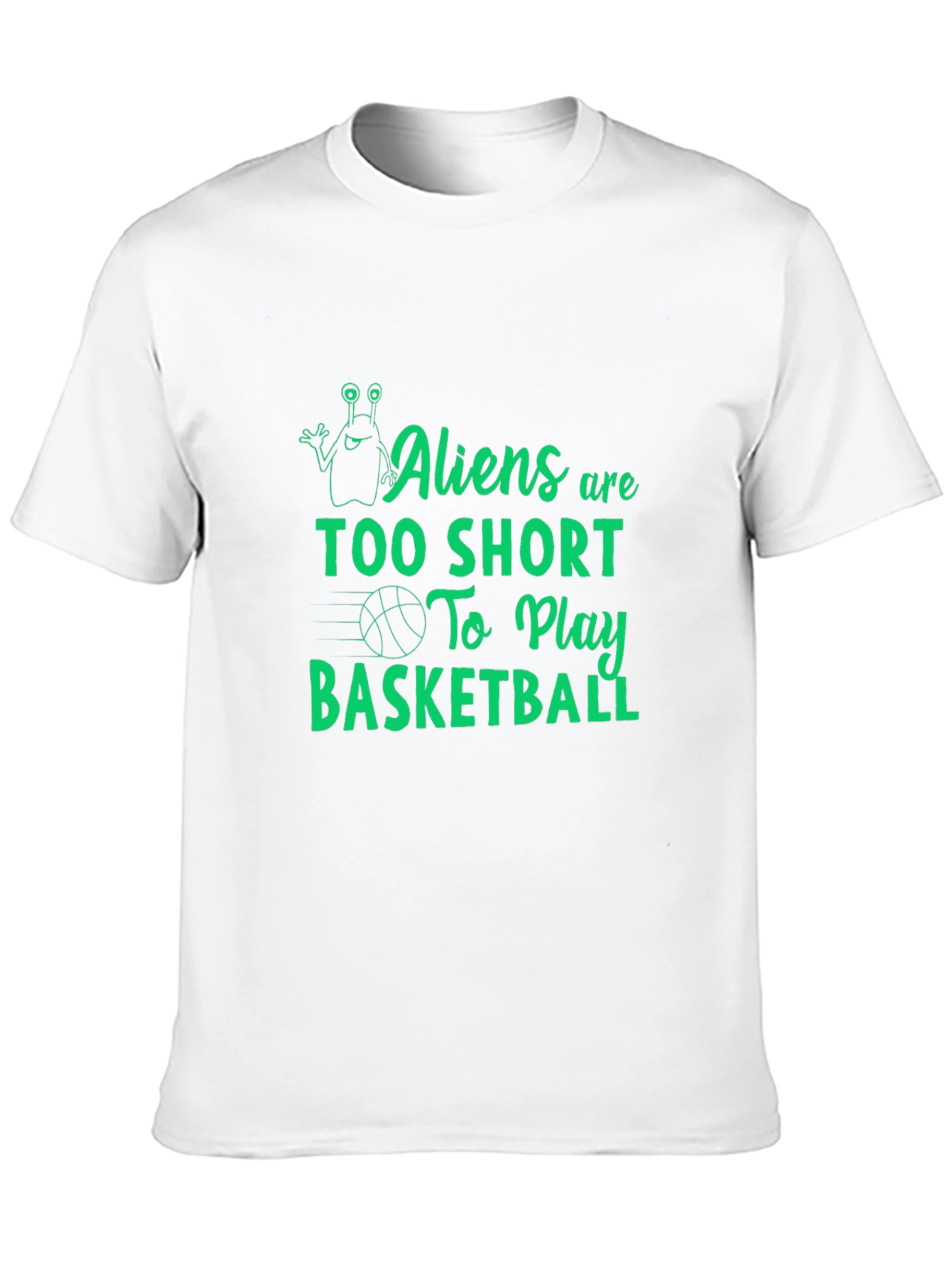 Aliens Too Short Basketball Graphic Tee