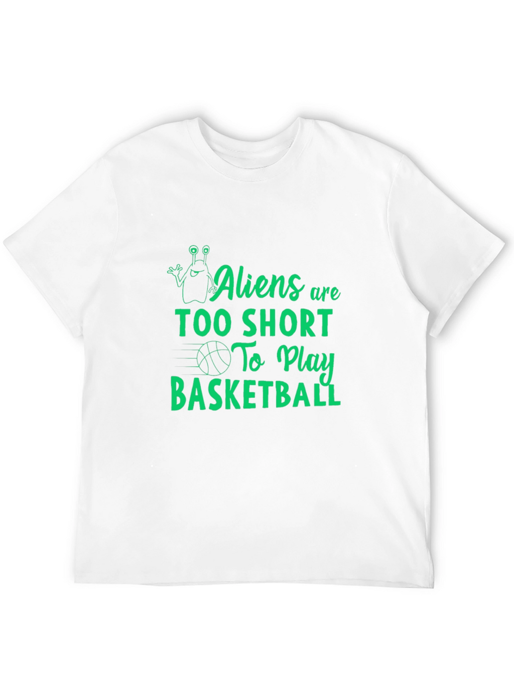Aliens Too Short Basketball Graphic Tee