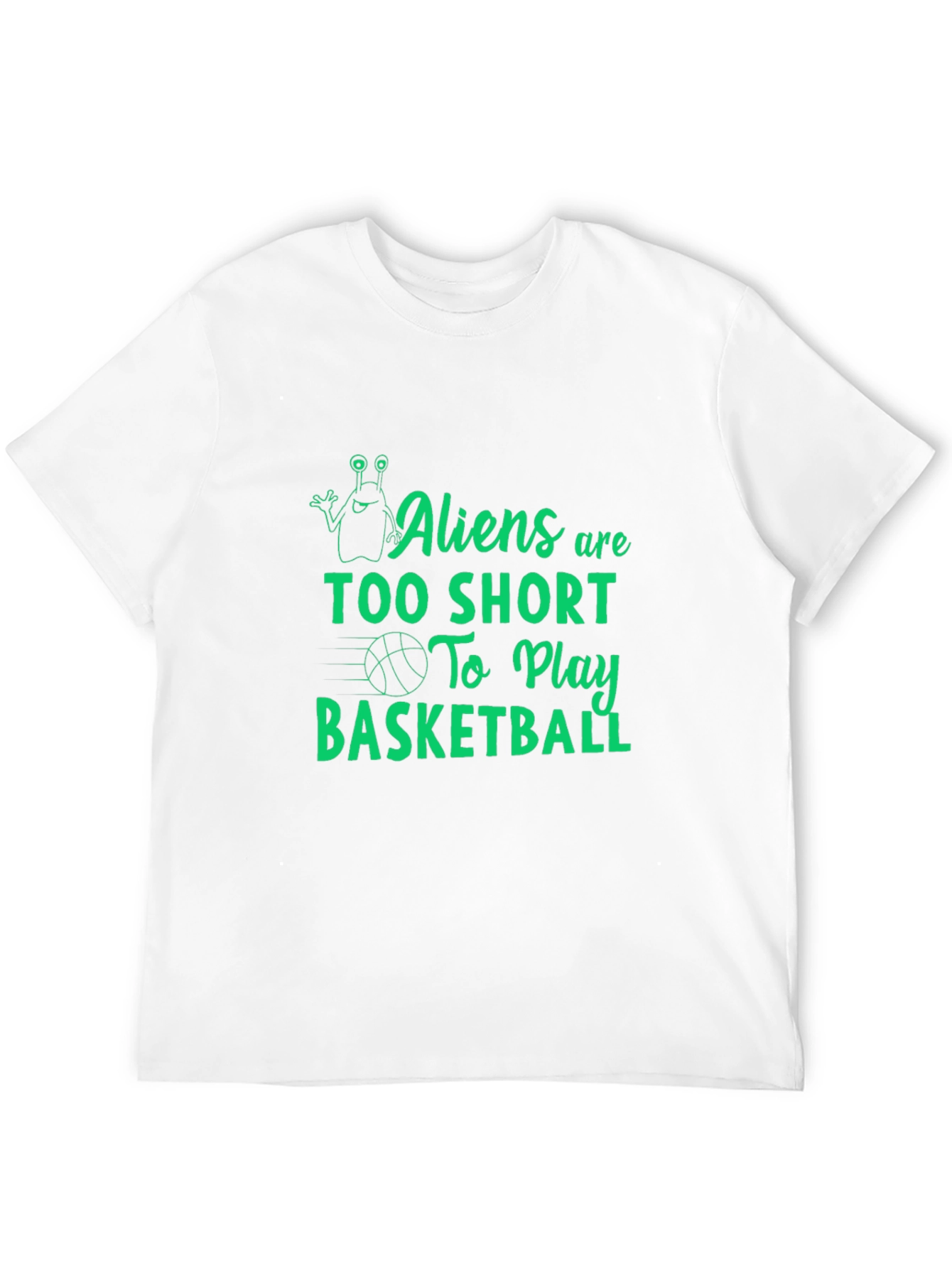 Aliens Too Short Basketball Graphic Tee