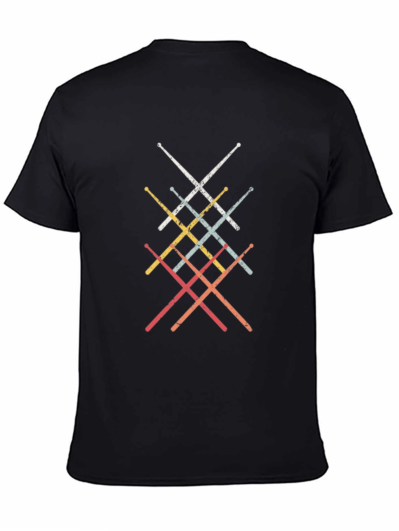 Vintage Drum Sticks T-Shirt - Musicians Tee