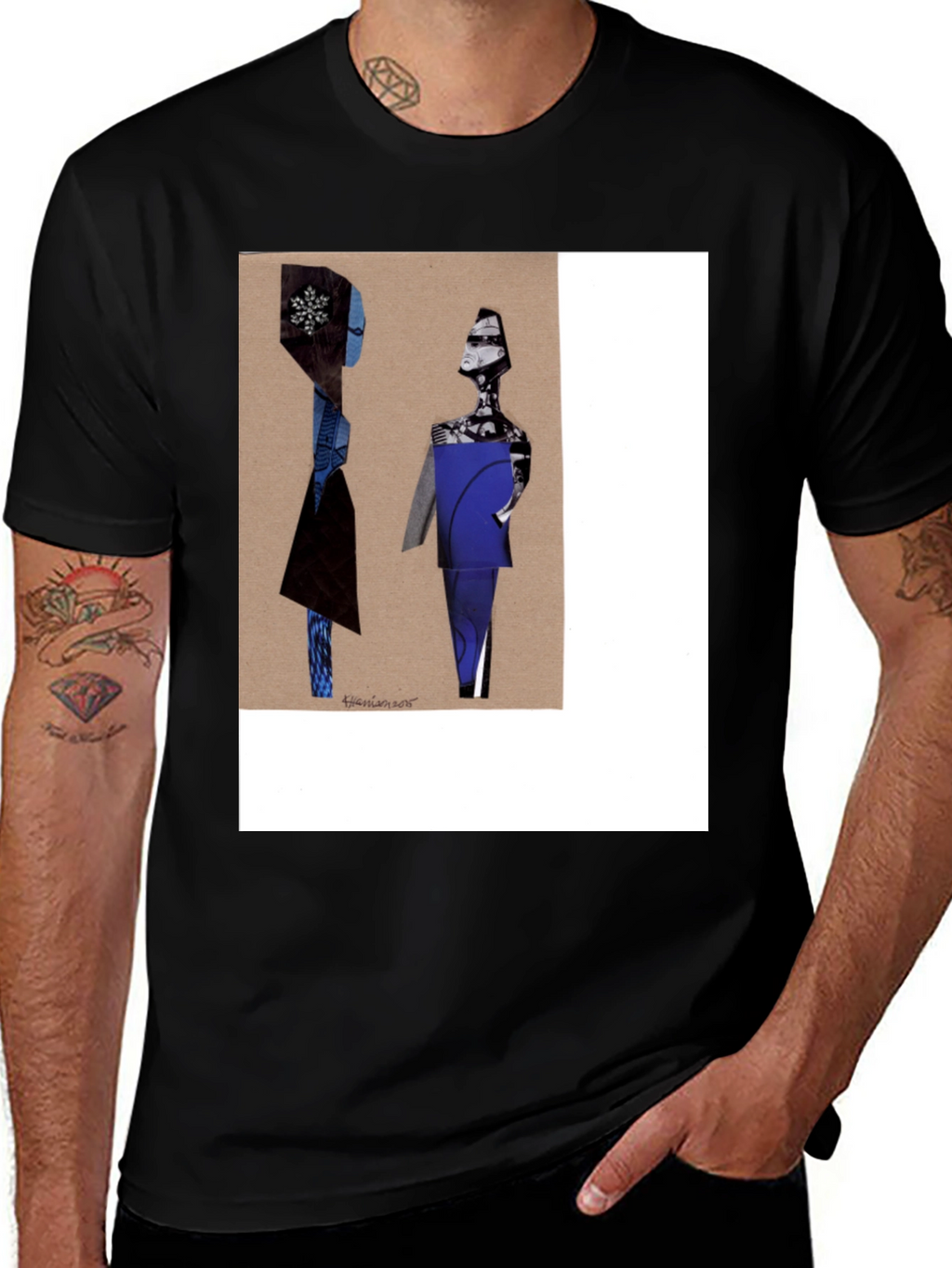 Abstract Art Graphic Tee - Modern Unisex T-Shirt