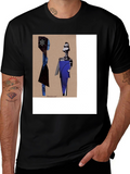 Abstract Art Graphic Tee - Modern Unisex T-Shirt
