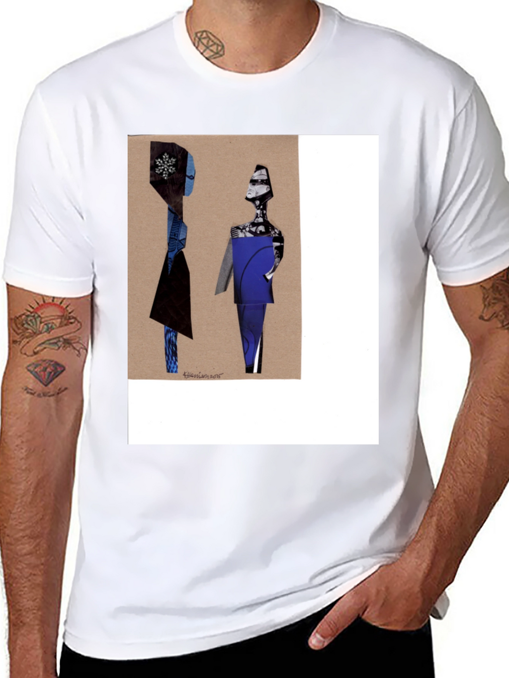 Abstract Art Graphic Tee - Modern Unisex T-Shirt